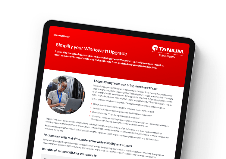 Tanium for Windows 11