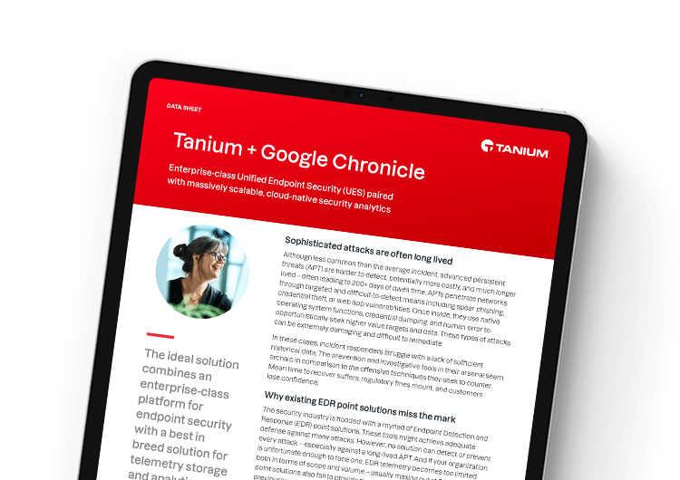Mobile featured image - Google SecOps integration data sheet