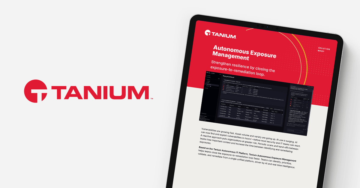 Exposure Management Solution Brief