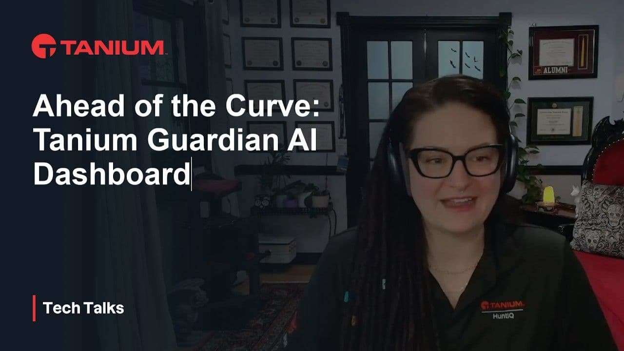 AI-powered IT security tools: Guardian Spotlight - Tanium Tech Talks #156 video thumbnail