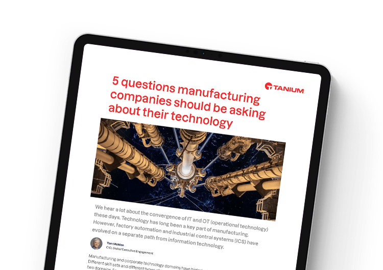 5 Questions for Manufacturing Companies White Paper cover image