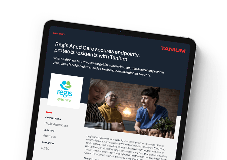 mobile featured image: Regis Aged Care case study