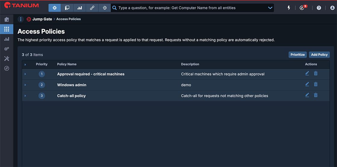Centrally controlled, on-demand access