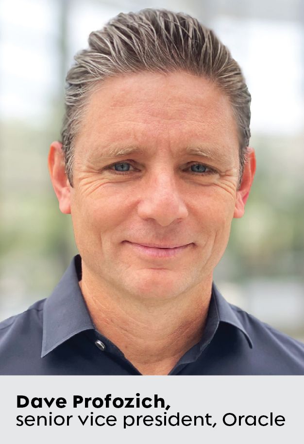 Headshot of Dave Profozich, senior vice president at Oracle