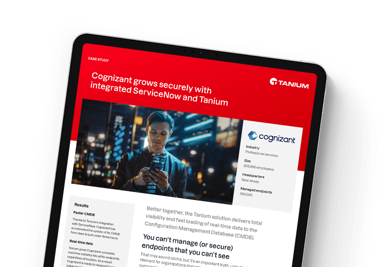 Mobile featured image. Cognizant case study