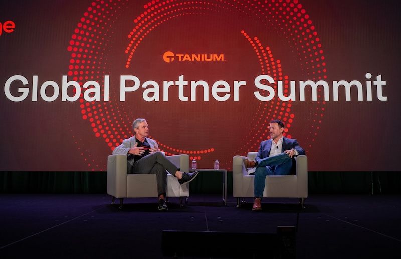 Tanium CEO Dan Streetman and Senior Vice President, Global Partner Sales Tony Beller