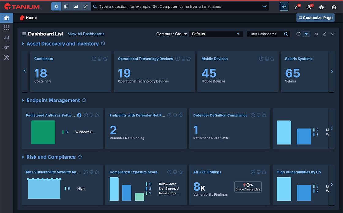 Unified visibility across IT and OT
