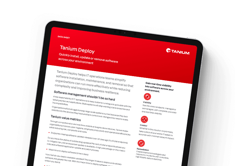 Tanium Deploy