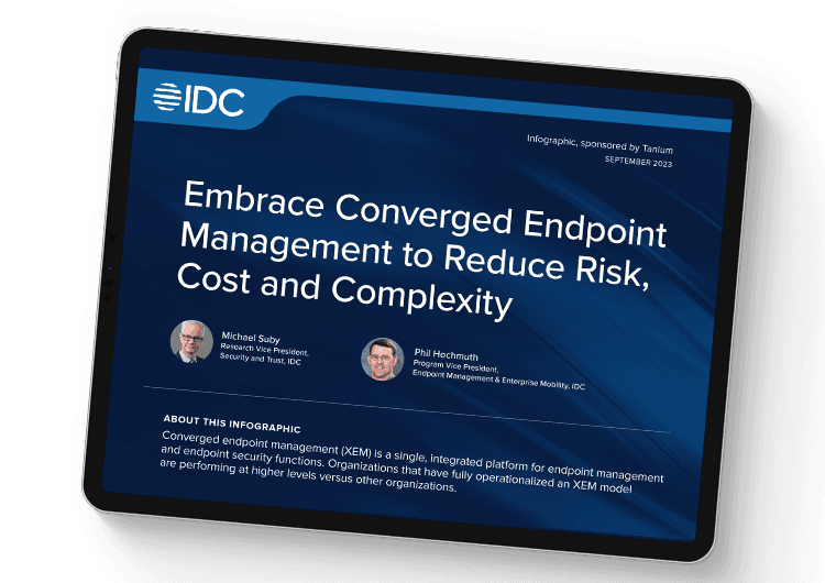 Mobile feature image. IDC XEM Infographic