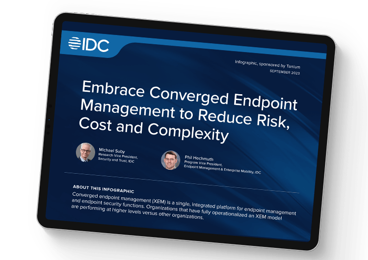Mobile feature image. IDC XEM Infographic