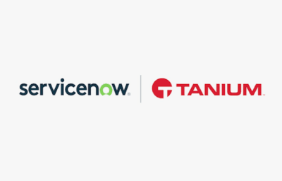 Servicenow X Tanium Logo lockup