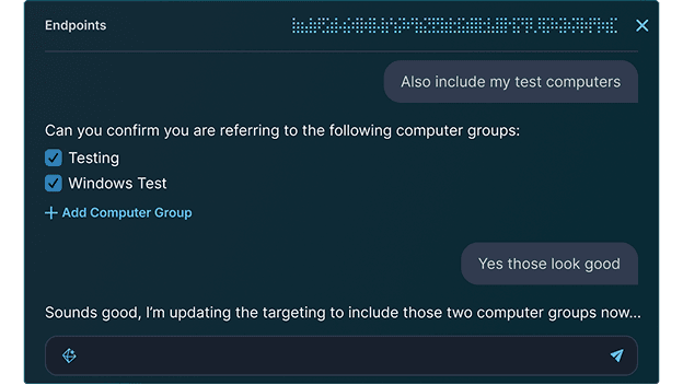 Chat window