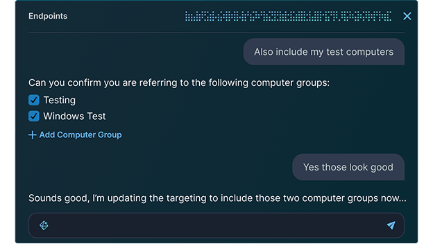Chat window