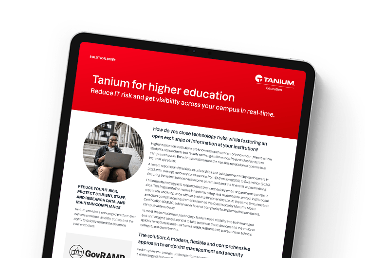 Mobile image for Tanium for Education