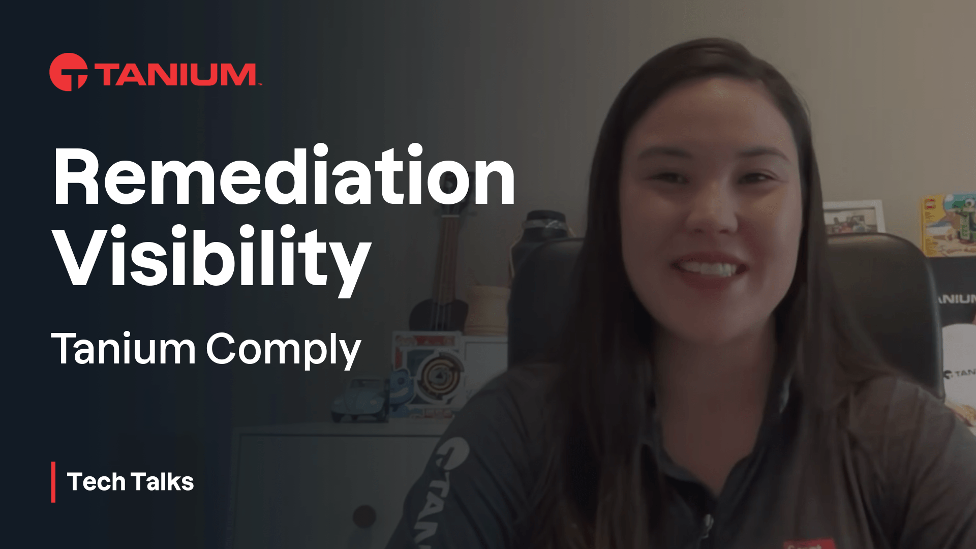 Video thumbnail image for Remediation Visibility with Tanium Comply - Tanium Tech Talks #121