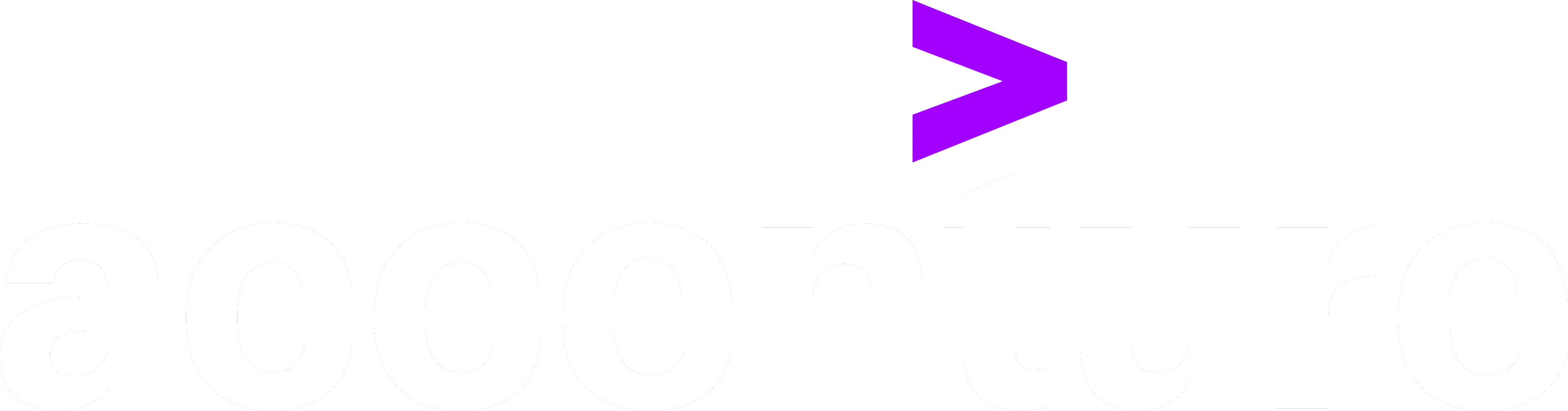 accenture white logo