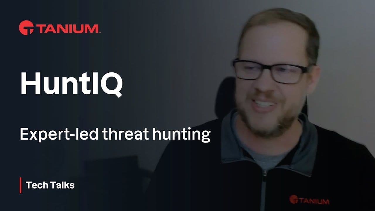 AI-powered threat hunting with HuntIQ - Tanium Tech Talks #149 video thumbnail