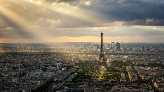 Photo of the Eiffel Tower in Paris, France