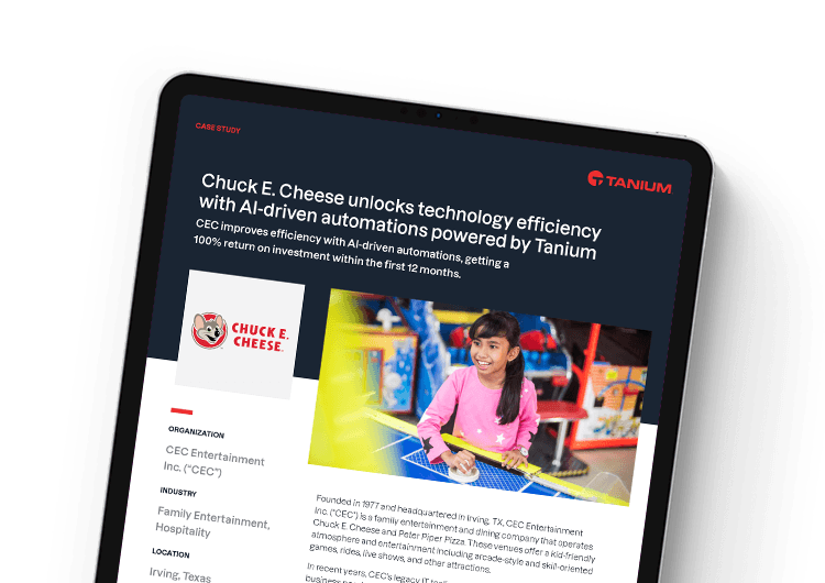 Chuck E Cheese Case Study image for mobile