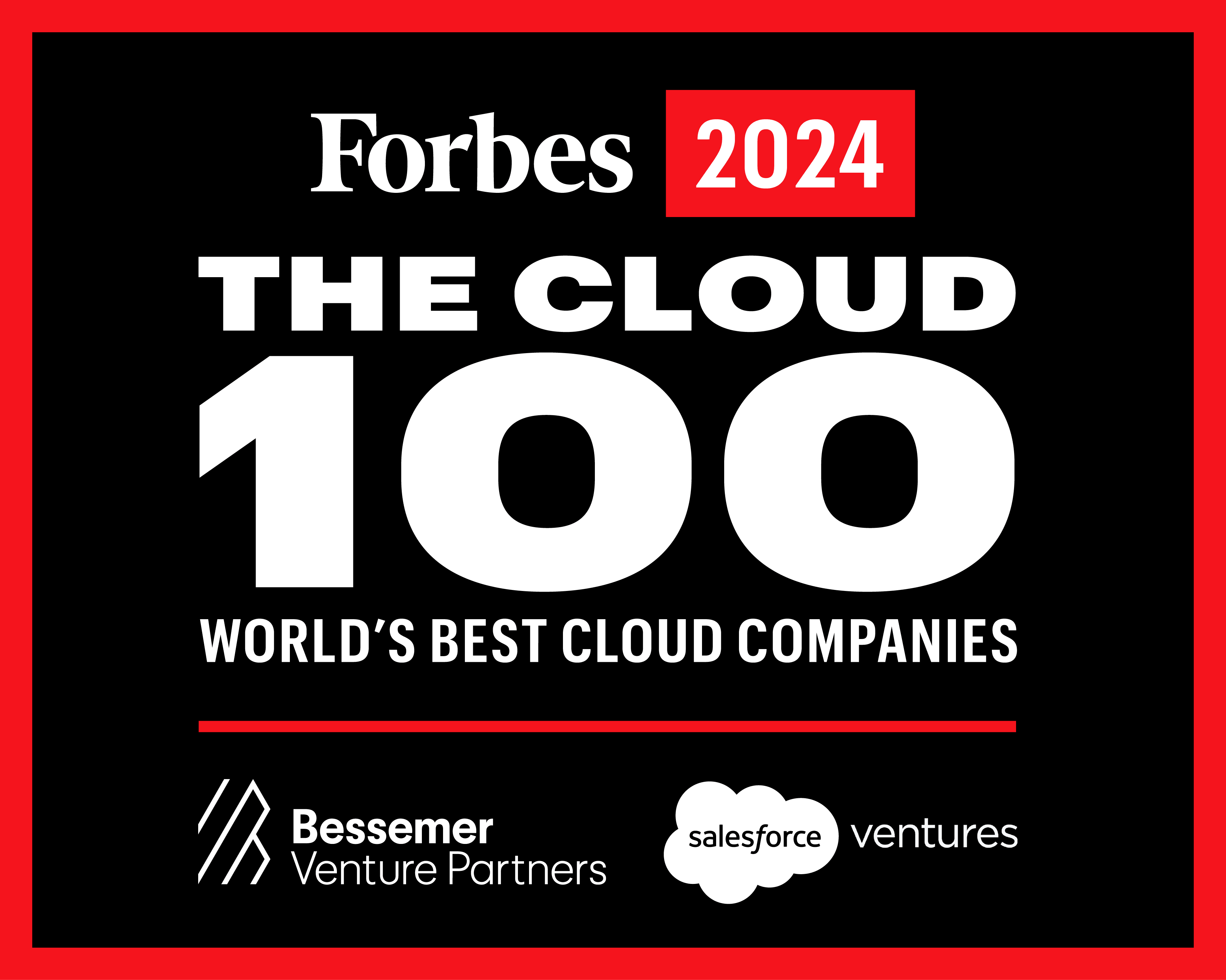 2024 Forbes Cloud 100 logo