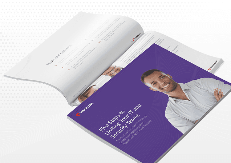 Five steps to uniting your IT and security teams ebook cover for mobile