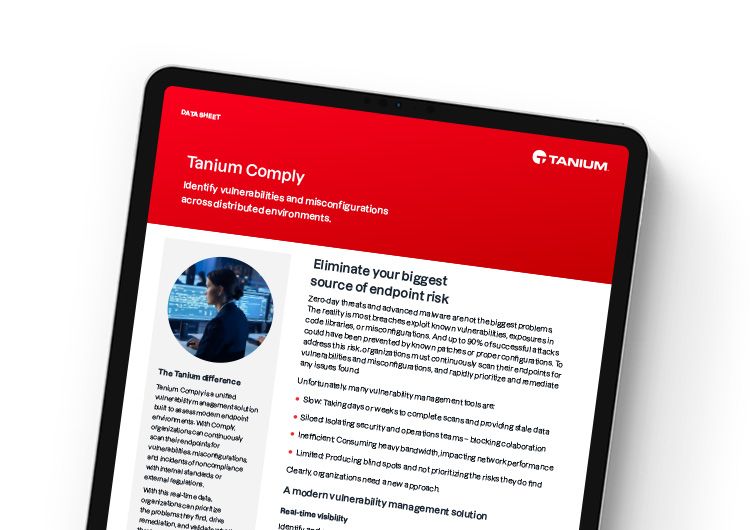 Tanium Comply