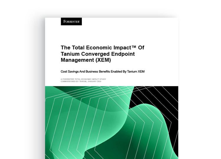 Mobile featured image: Forrester Total Economic Impact of Tanium report