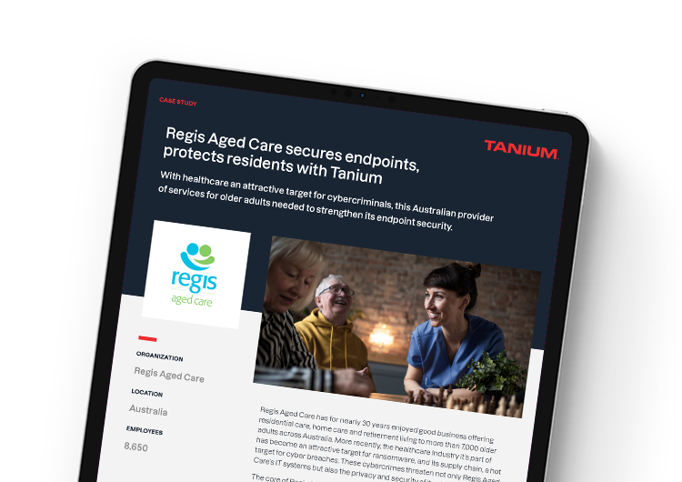 mobile featured image: Regis Aged Care case study