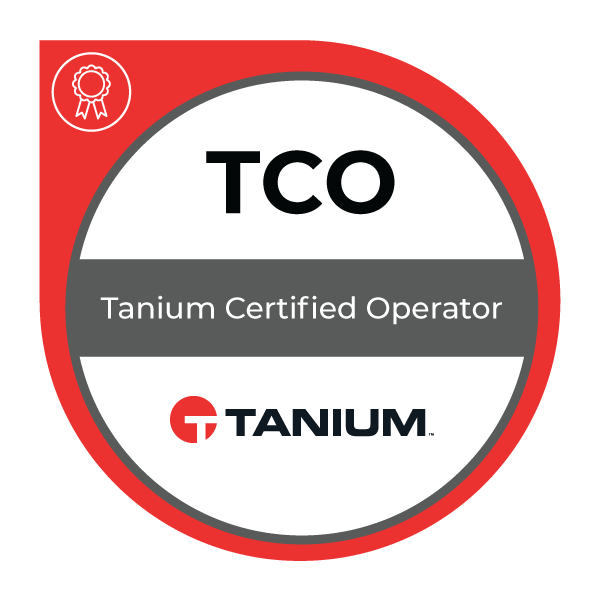 Tanium Certified Operator Badge