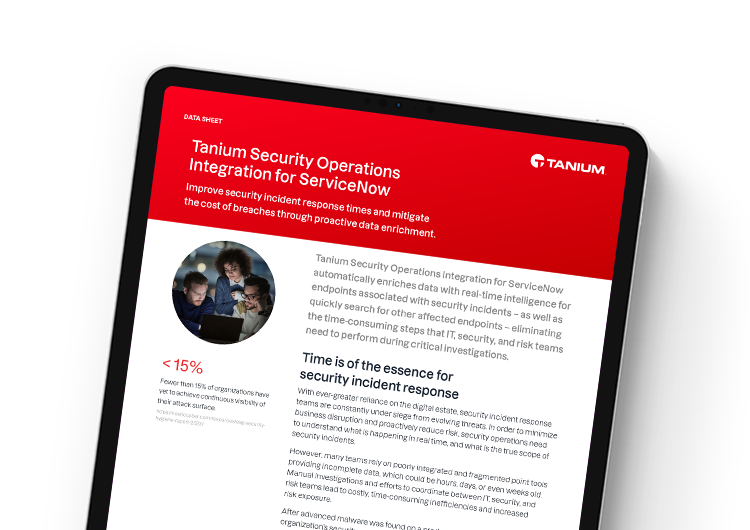 Mobile featured image. Security Operations for ServiceNow