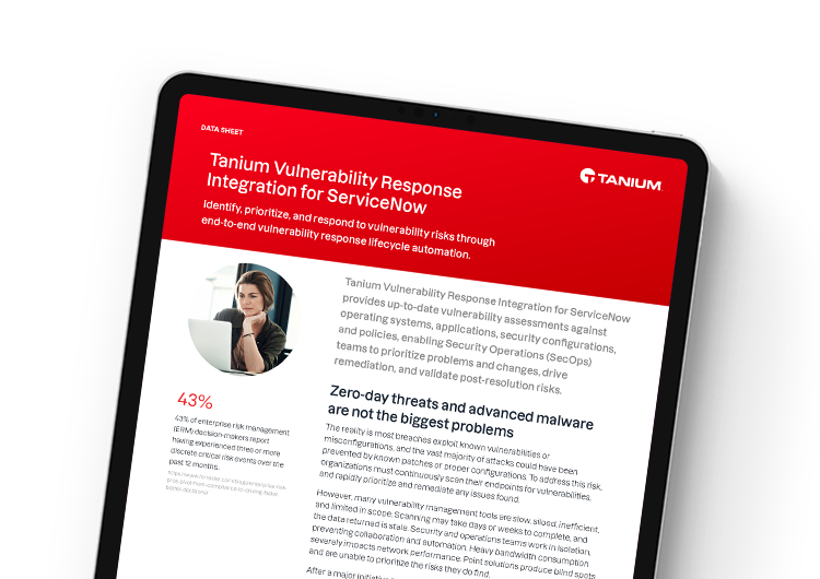 Mobile featured image. Vulnerability Response for ServiceNow