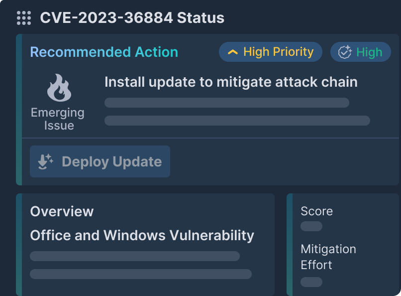 A product screenshot of Tanium Guardian