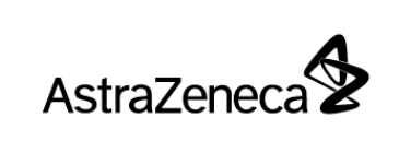 Black AstraZeneca logo