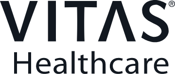 Black Vitas healthcare logo