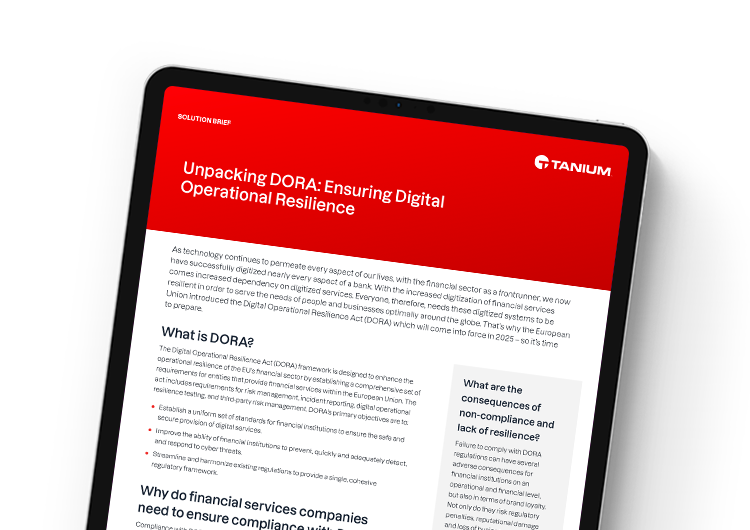 Mobile featured image. DORA solution brief