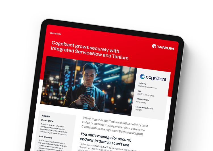 Mobile featured image. Cognizant case study