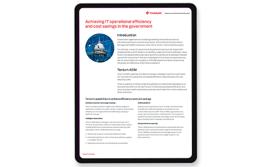 Thumbnail featured image: AEM government Efficiency datasheet