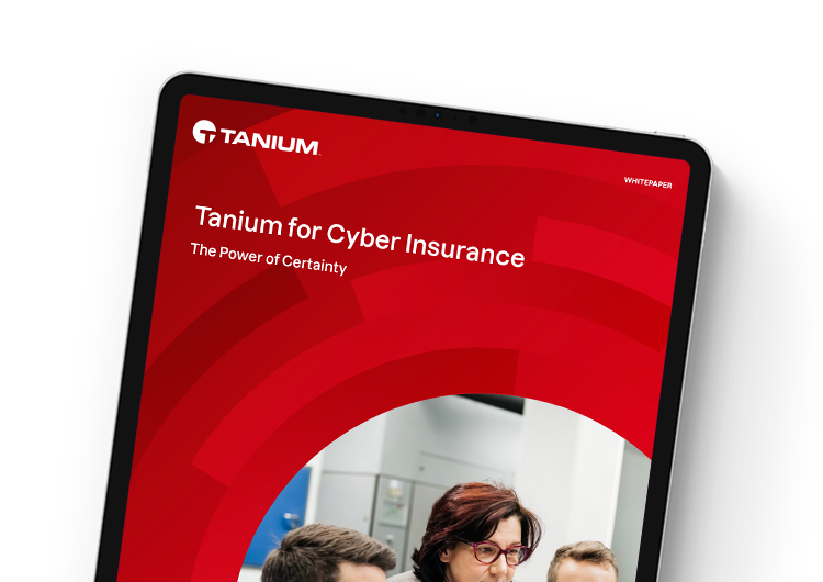 Mobile featured image: Tanium for cyber insurance white paper