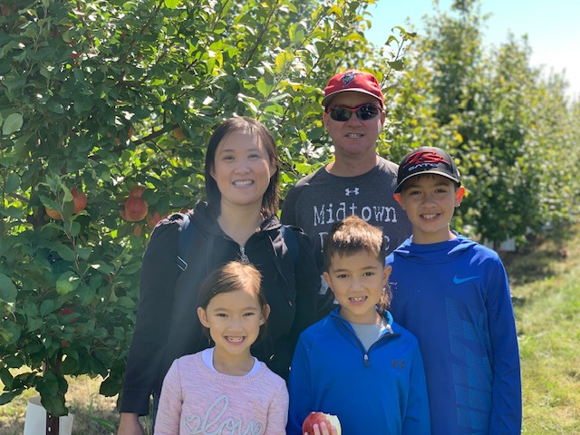 Photo of Tanium engineer Cathy Nguyen and her family