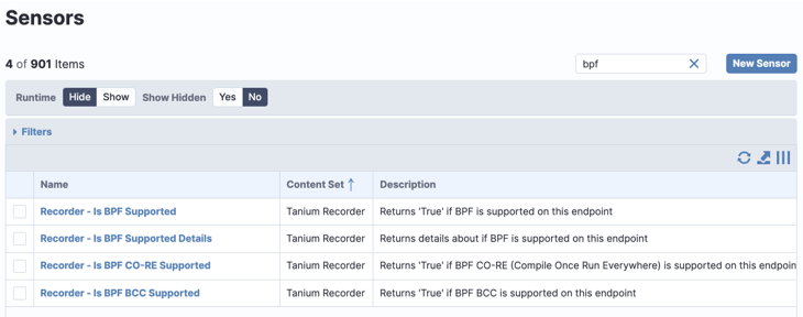 Screenshot: Threat Response can now support the extended Berkeley Packet Filter or eBPF, providing a protected way to use the Linux kernel